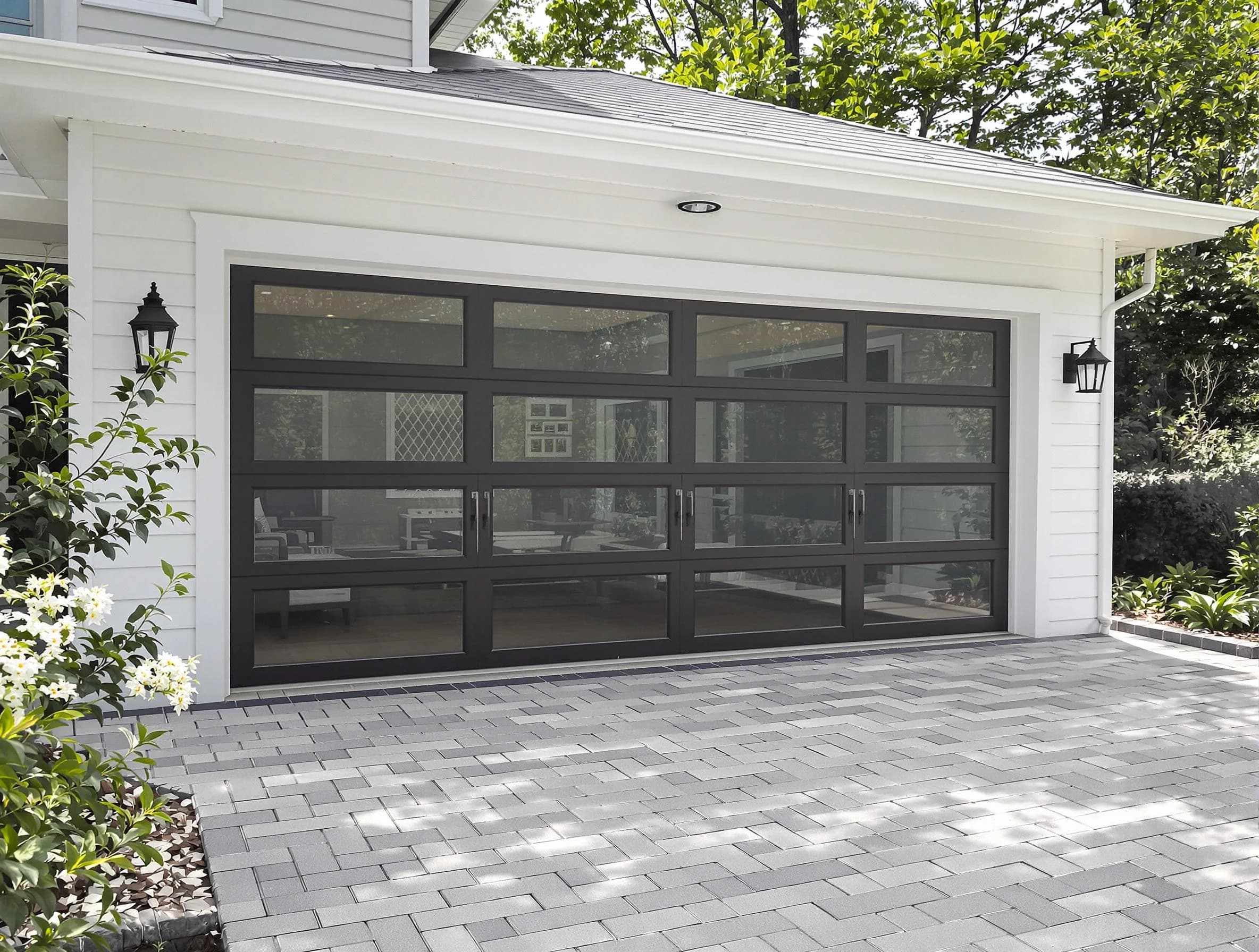 Lindon Garage Door Repair design specialist presenting custom garage door options to Lindon homeowner
