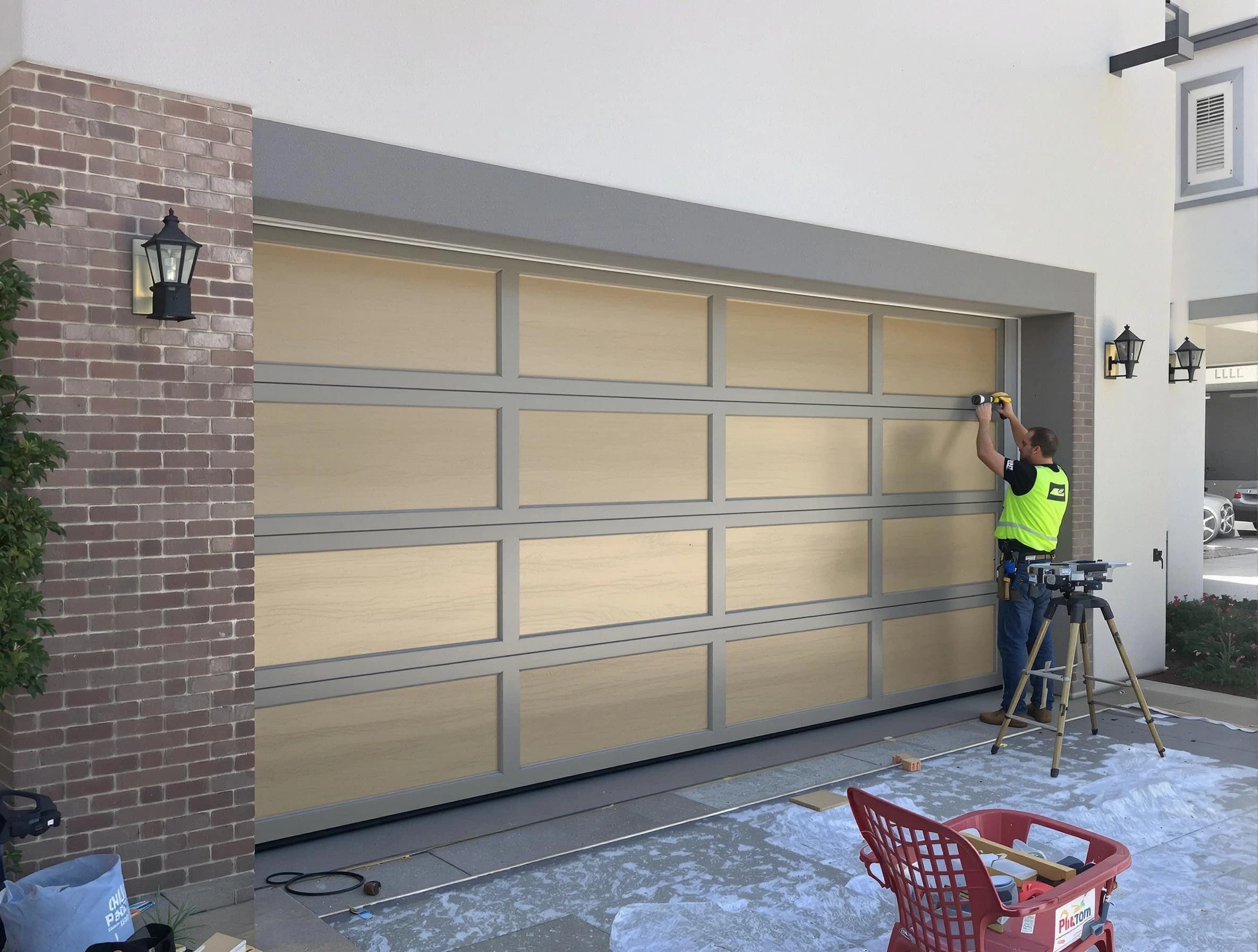 Garage door replacement service by Lindon Garage Door Repair in Lindon