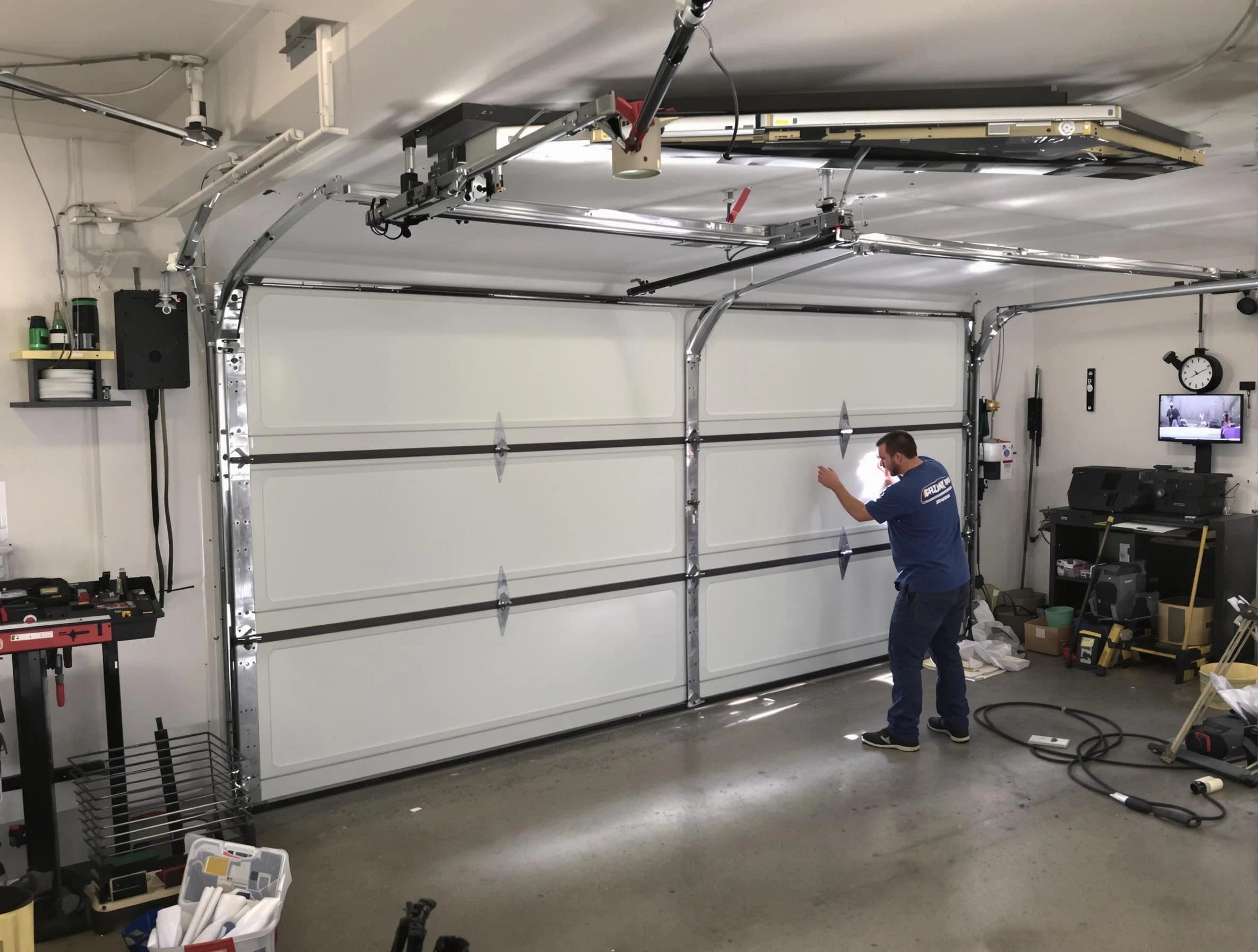 Professional garage door repair service by Lindon Garage Door Repair in Lindon