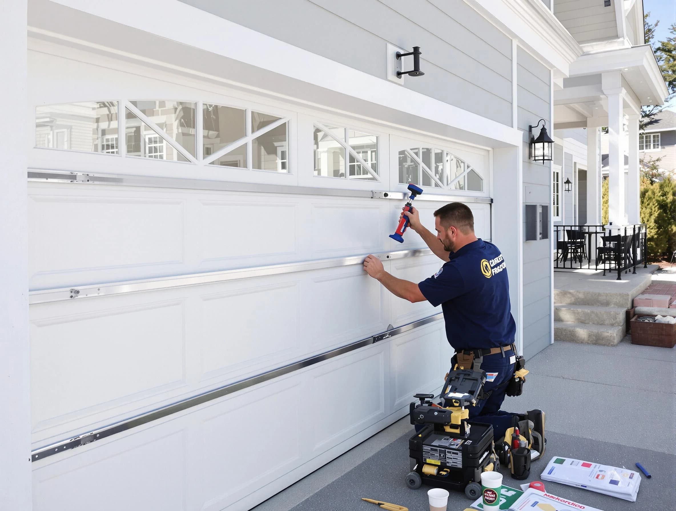 Professional garage door installation by Lindon Garage Door Repair in Lindon