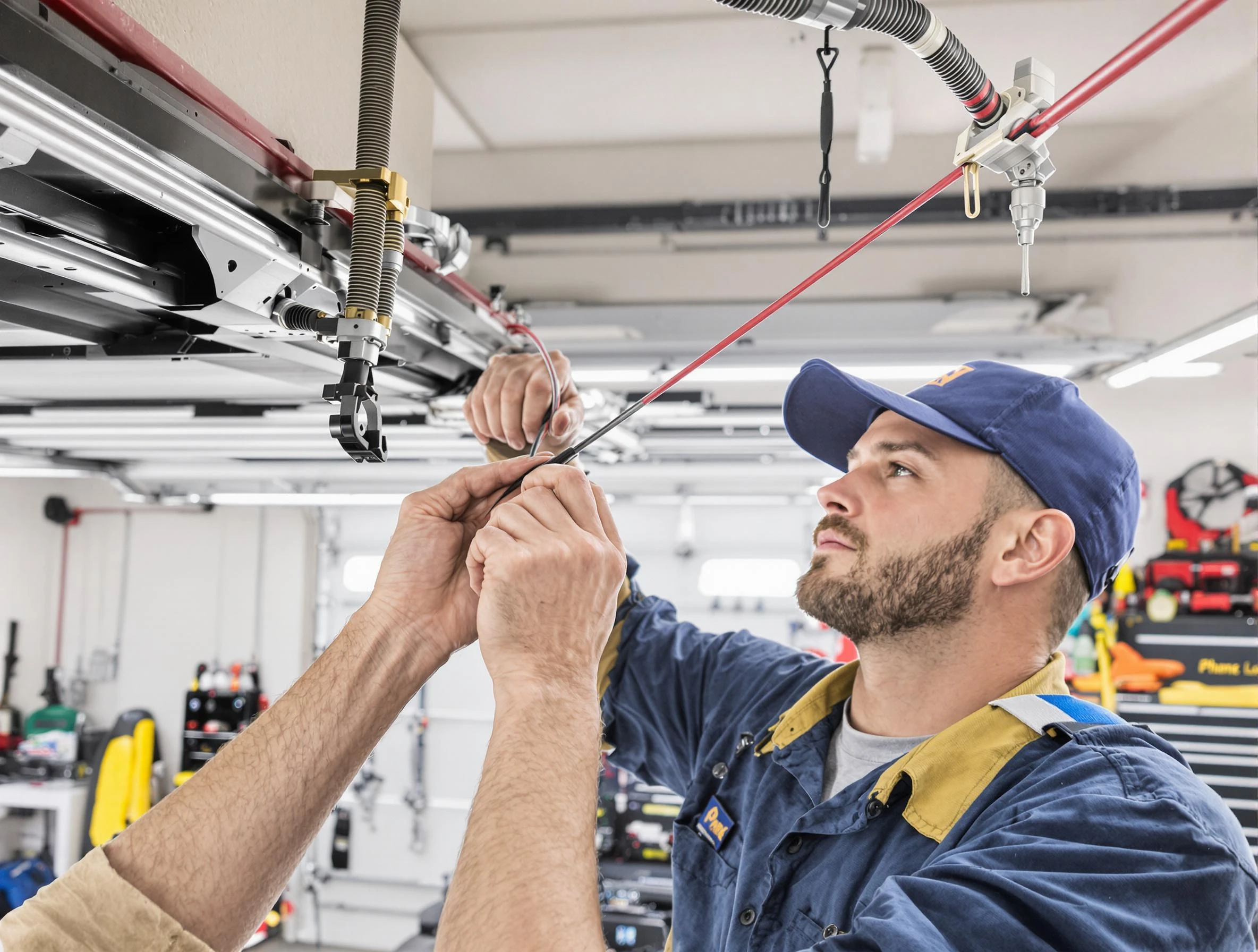 Garage Door Cable Repair in Lindon