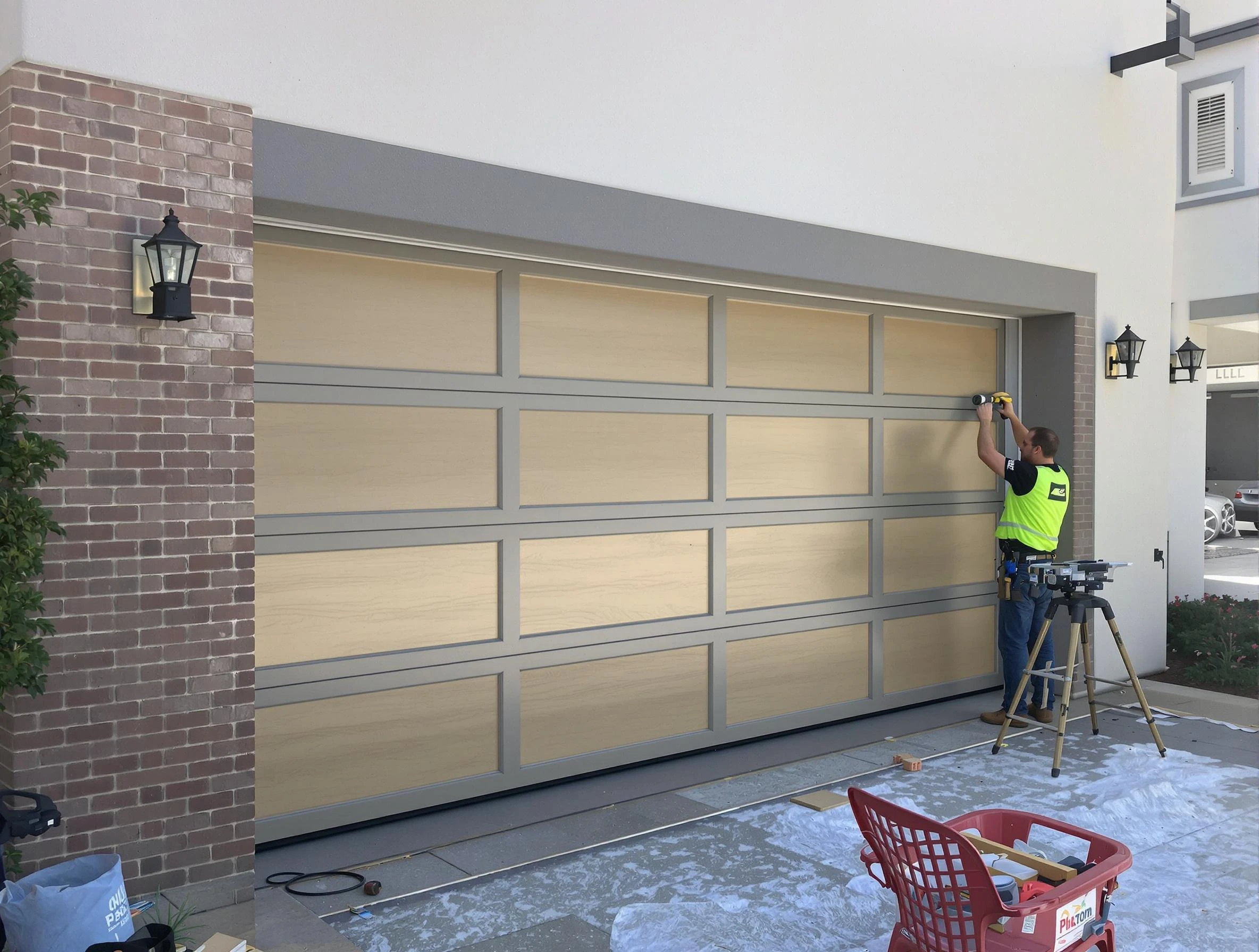 Garage door replacement service by Lindon Garage Door Repair in Lindon